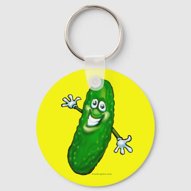Pickle Keychain (Front)