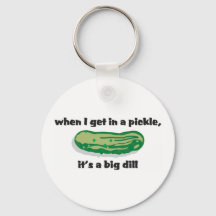 Pickle keychain