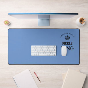 Pickle king personalized desk mat