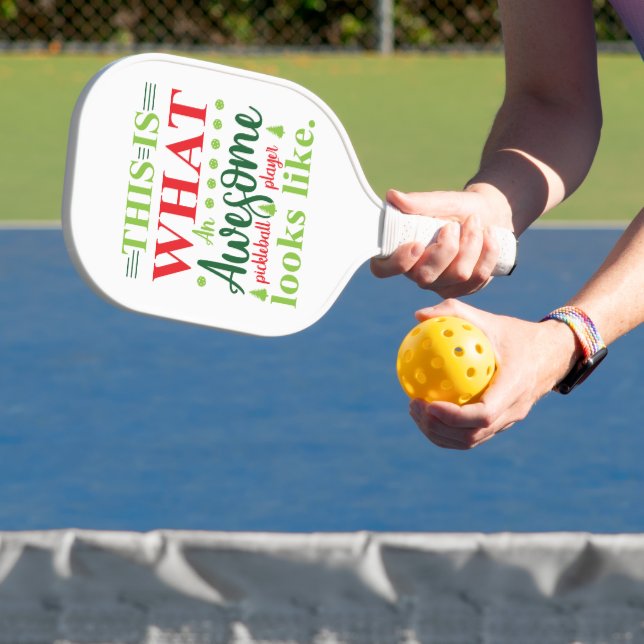 Pickle Looks Like Fun Sports Accessories White Pickleball Paddle (Insitu)