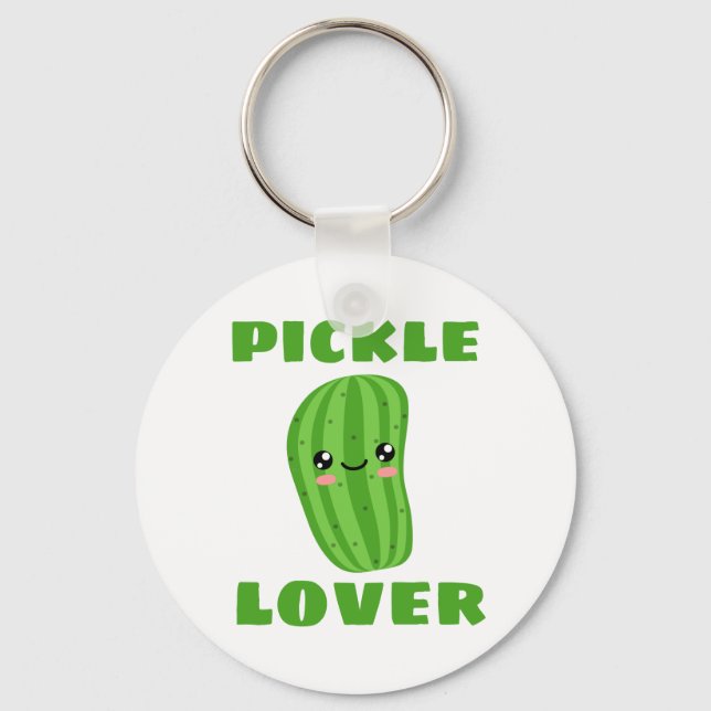 Pickle Lover Keychain (Front)