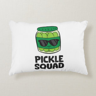 Pickle Lover Team Pickles Funny Pickle Squad Accent Pillow