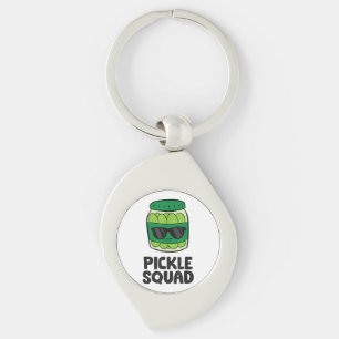 Pickle Lover Team Pickles Funny Pickle Squad Keychain