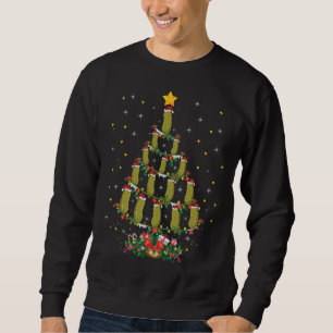 Pickle Lover Xmas Gift Matching Family Pickle Chri Sweatshirt