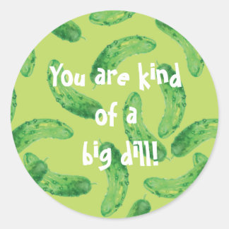 Pickle Me Fancy! Classic Round Sticker