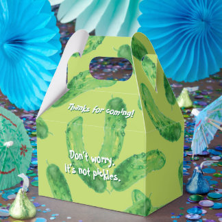 Pickle Me Fancy! Favor Box