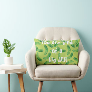 Pickle Me Fancy! Lumbar Pillow