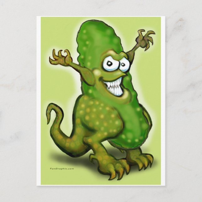 Pickle Monster Postcard (Front)
