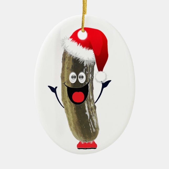 Pickle ornament good luck and good fortune (Front)