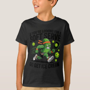 Pickle playing pickle ball funny pickleball lover T-Shirt