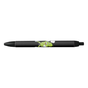Pickle Playing Pickleball - Funny Pickleball Paddl Black Ink Pen
