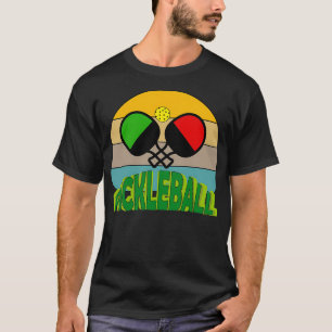Pickle Playing Pickleball Sports funny T-Shirt