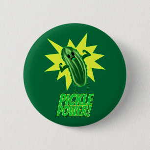 Pickle Power! 2 Inch Round Button