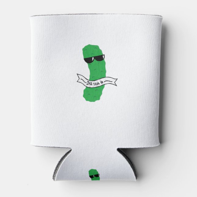 Pickle Pun Can Cooler (Front)