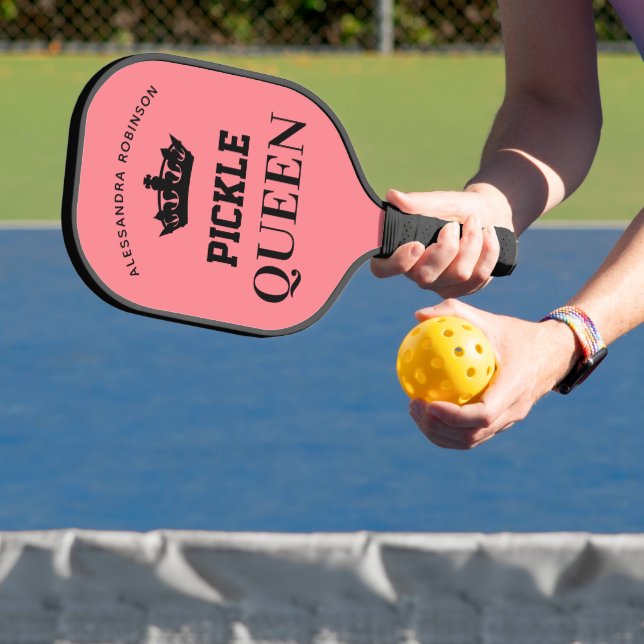 Pickle Queen personalized pickleball paddle (Insitu)
