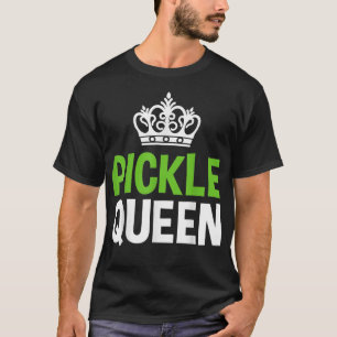 Pickle Queen Vegan Funny Vegetable  T-Shirt