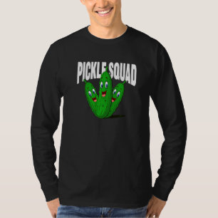 Pickle Squad Unique Cute Dill Pickle Vegan T-Shirt
