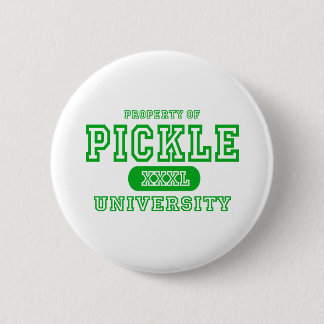 Pickle University 2 Inch Round Button