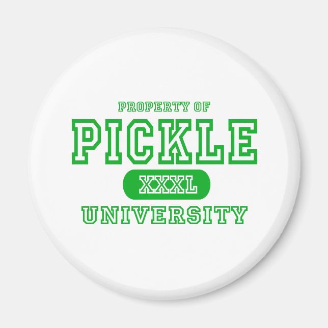Pickle University Magnet (Front)
