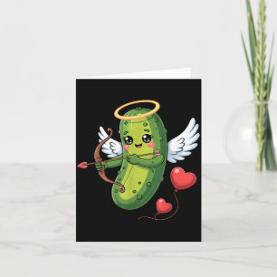 Pickle valentine cupid love couple boyfriend card