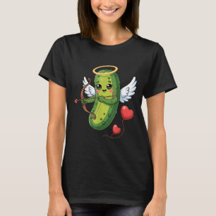 Pickle valentine cupid love couple boyfriend T-Shirt