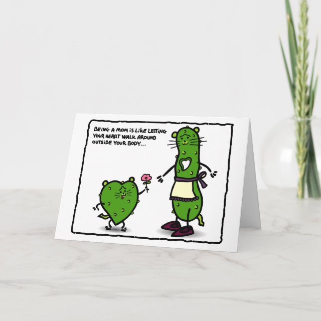 Pickle Weasel celebrates Mothers Day! Card (Front)