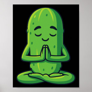 Pickle Yoga Meditation Poster