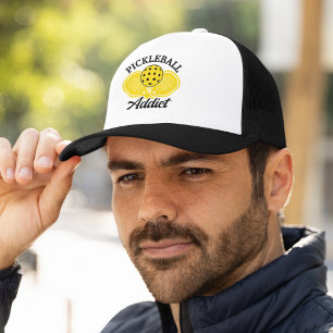 "Pickleball Addict – Funny Pickeball Trucker Hat