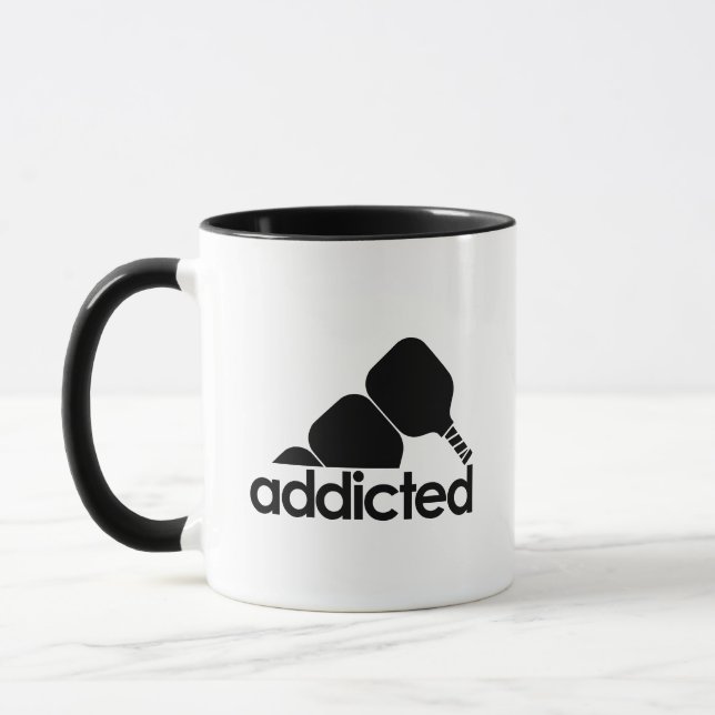 Pickleball Addicted Mug (Left)