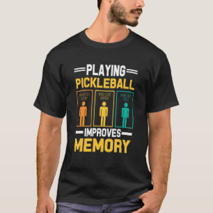   Pickleball Aiming Paddle Pickleball Player Fun H T-Shirt