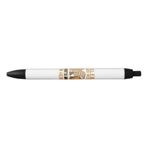 Pickleball and Beer That’s Why I’m Here Funny Pick Black Ink Pen