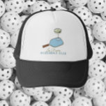 Pickleball and martini graphic club hat<br><div class="desc">Show off your love for pickleball and cocktails with this stylish club hat featuring a fun and unique graphic! The hat boasts a playful design that combines a pickleball paddle and ball with a classic martini glass, blending the excitement of the game with the elegance of your favourite drink. Made...</div>