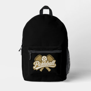 Pickleball Apparel Players Printed Backpack