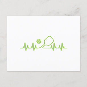 Pickleball Art For Men Women Pickle Ball Picklebal Holiday Postcard