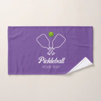 Pickleball avec pagaies et balle Personalisé Purpl