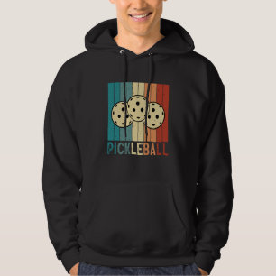 Pickleball Ball Retro Vintage 70's 80's  14 Hoodie