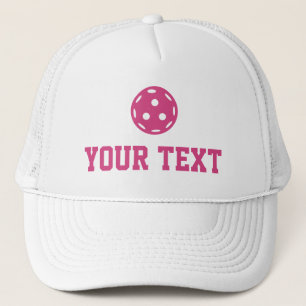 Pickleball Baller Funny Custom Text Name Trucker Hat