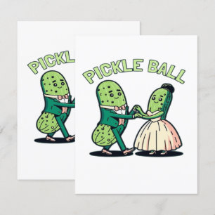 Pickleball Ballroom Dancing Enclosure Card