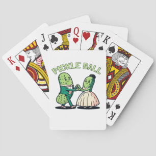Pickleball Ballroom Dancing Playing Cards