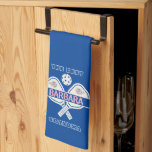 Pickleball Best Grandma Floral Paddle  Kitchen Towel<br><div class="desc">Grandma will be a winner with this kitchen towel -- a truly stylish design with paddles within the paddle plus personalized additionally with a two-colour name. A touch of pink flowers set it off.  Any design questions,  just send an email to charmdesignstudio@rcn.com and we'll be delighted to assist.</div>