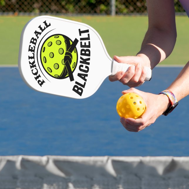 Pickleball Blackbelt – Funny Pickleball Master Pickleball Paddle (Insitu)