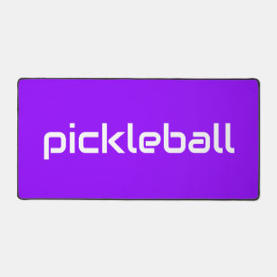 PICKLEBALL Blanc Moderne Raffiné Sur Violet Clair