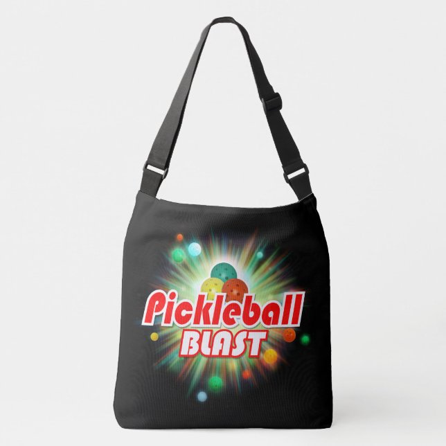 Pickleball Blast 1-2 Options Crossbody Bag (Front)
