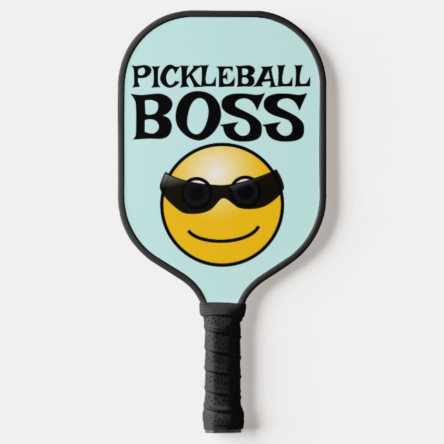 PICKLEBALL BOSS FUNNY PADDLE (Front)