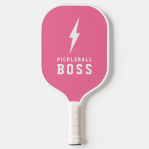 Pickleball Boss Lightning Bolt Custom Colour   Paddle
