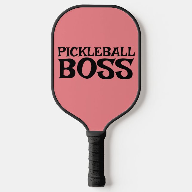 PICKLEBALL BOSS PINK MOM PADDLE (Front)