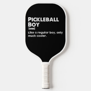 Pickleball Boy Funny Dictionary Definition Paddle