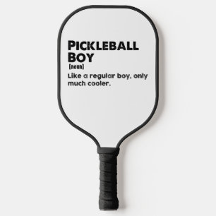 Pickleball Boy Funny Dictionary Definition Pickle Paddle