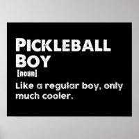 Pickleball Boy Funny Dictionary Definition