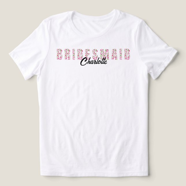 Pickleball Bridal Shower Dinks & Drinks Customized Tri-Blend Shirt (Design Front)